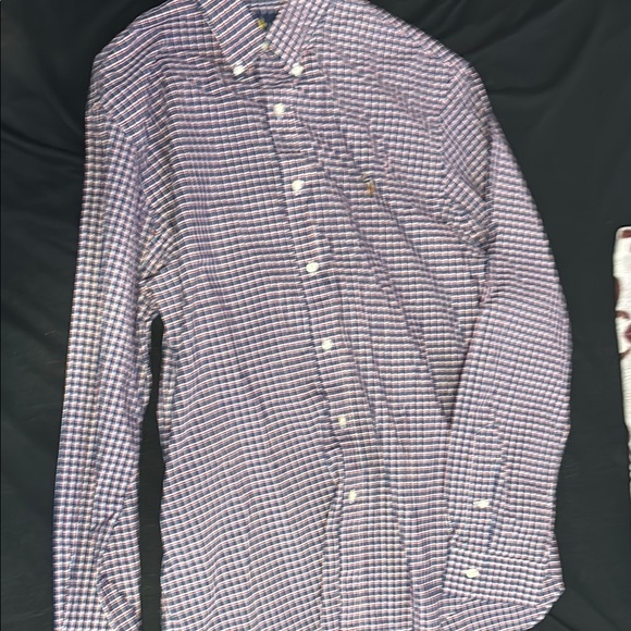 Men's Purple Checkered Shirt - Picture 1 of 1